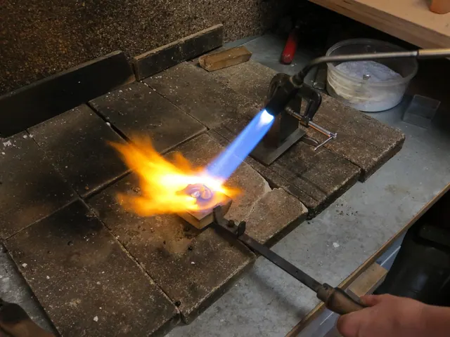 fire, silver, melt, silversmith, flame, hot, craft, handyman, silversmith, silversmith, silversmith, silversmith, silversmith