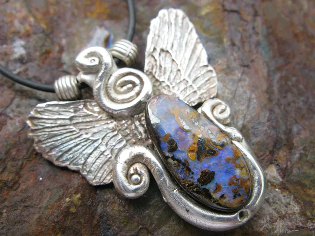 art, jewel, silver, jana veselá, art clay silver, opal, calculus, opal, opal, opal, opal, opal. Anneal and Form Silver Band: Nine Bench Stages