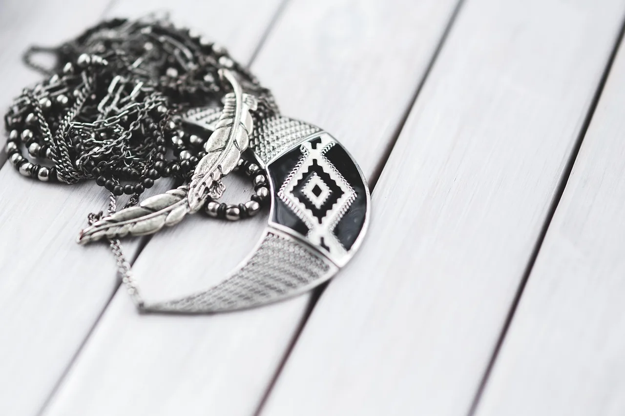jewellery, jewelry, silver, close up, closeup, close-up, necklaces. Cast, Fabricated or Die-Struck: Reading Silver Method and Marks