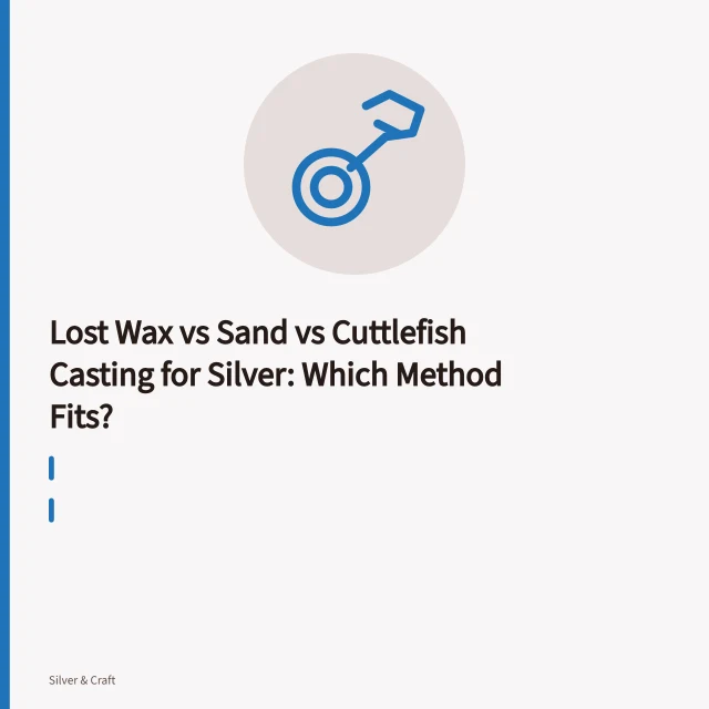 Molten silver poured from crucible into flask during lost wax casting. Lost Wax vs Sand vs Cuttlefish Casting for Silver: Which Method Fits?