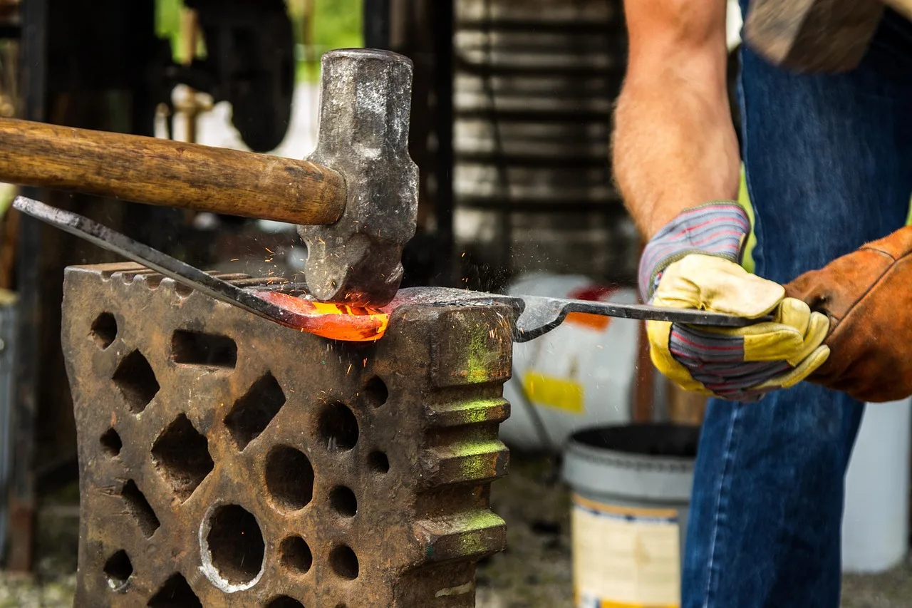 forge, blacksmith, hammer, iron, fire, craft, embers, metal, glow, hot, forge, blacksmith, blacksmith, blacksmith, blacksmith, blacksmith, hammer, hammer, iron. Raising, sinking, forging, bending, and die forming compared