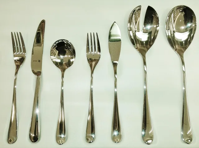 cutlery, knife, fork, spoon, meal, metal, silver, chromagan, cover, table cover, cutlery set, gastronomy, detail shot, glittering, shine, polished, cutlery, cutlery, cutlery, cutlery, cutlery, fork, metal, cutlery set, cutlery set, cutlery set. Fictional Case: Can You Restore Overpolished Silver Finish?