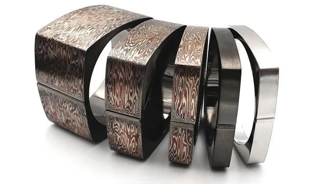 ring, bracelet, jewelry, silver, mokume gane, mokume, ponk smithi, damascus steel, copper, bangle, damascus steel, damascus steel, damascus steel, damascus steel, damascus steel, bangle. Silver Product Release Checklist for Maker Review