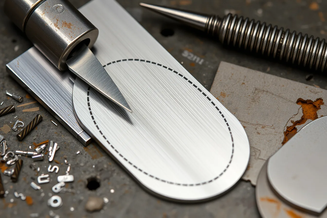 Hand sawing an oval sterling-silver pendant from 1.0 mm sheet at a bench pin. Planning a traceable sterling-silver pendant project case