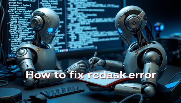 how to fix rcsdassk error